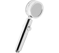 Лейка для душа ZEIN Z3544, d=80 мм, микроскопические точки, кнопка стоп, съёмный верх, хром 9931301