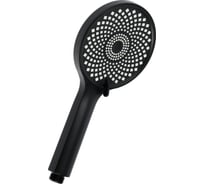 Лейка для душа ZEIN Z3545, d=120 мм, 3 режима, черная 9931302