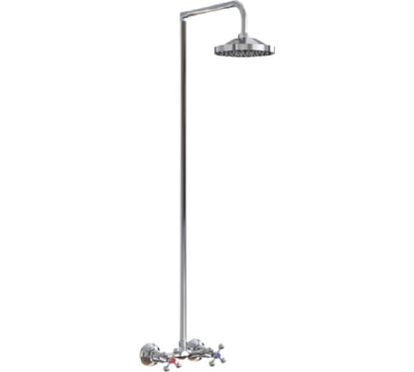 Душевая система Mixline смеситель 1/2 керамика +тропический душ ML2408 530032