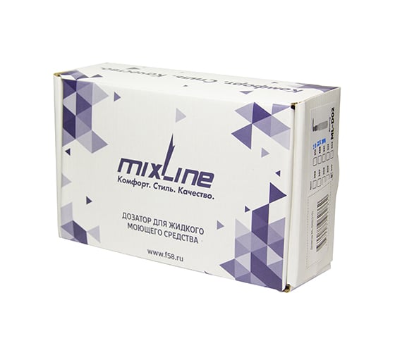 Дозатор для жидкого моющего средства Mixline объем 330 мл ML-D01 серый 310 541465