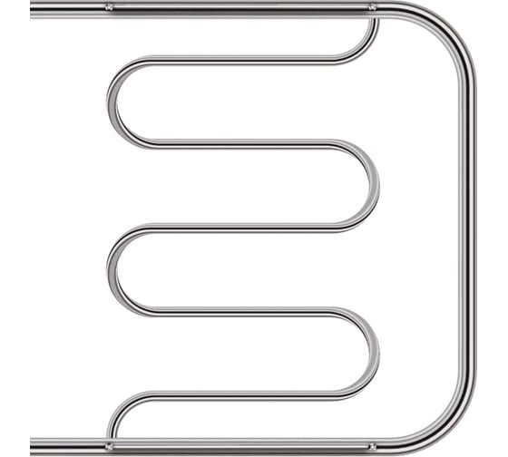 Полотенцесушитель водяной Primoclima Astra Л water Inox 50x50 PCAstraЛWInox5050 1