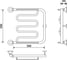 Полотенцесушитель водяной Primoclima Astra Л water Inox 50x50 PCAstraЛWInox5050 2