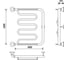 Полотенцесушитель водяной Primoclima Astra Л water Inox 60x40 PCAstraЛWInox6040 2