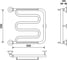 Полотенцесушитель водяной Primoclima Astra Ф water Inox 50x50 PCAstraФWInox5050 2