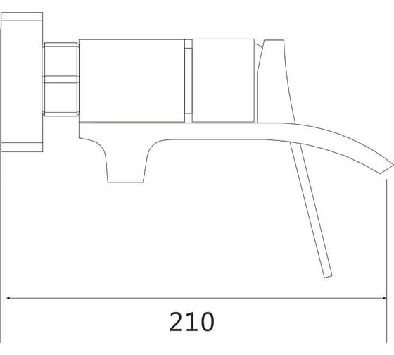Смеситель для ванны Shevanik S4002