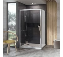 Неподвижная стенка для двери Ravak 10° 10PS-80 профиль сатин, прозрачное стекло 9UV40U00Z1