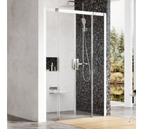 Раздвижная душевая дверь Ravak Matrix MSD4-180 см, белый профиль, прозрачное стекло 0WKY0100Z1