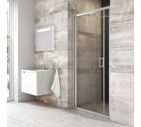 Душевая дверь поворотного типа Ravak Blix BLDZ2-70 см, блестящий профиль, прозрачное стекло X01H10C00Z1