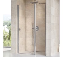Душевая дверь поворотного типа Ravak Chrome CSD2-120 см, блестящий профиль, прозрачное стекло 0QVGCC00Z1