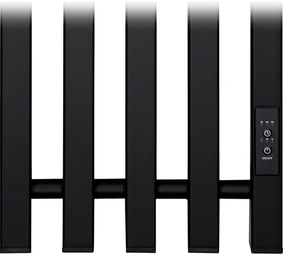 Полотенцесушитель электрический Primoclima Sol Q E Black 100x24 5 PCSolQEBlack100245
