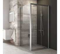 Неподвижная стенка для двери Ravak Blix BLPS-100 профиль сатин, прозрачное стекло 9BHA0U00Z1