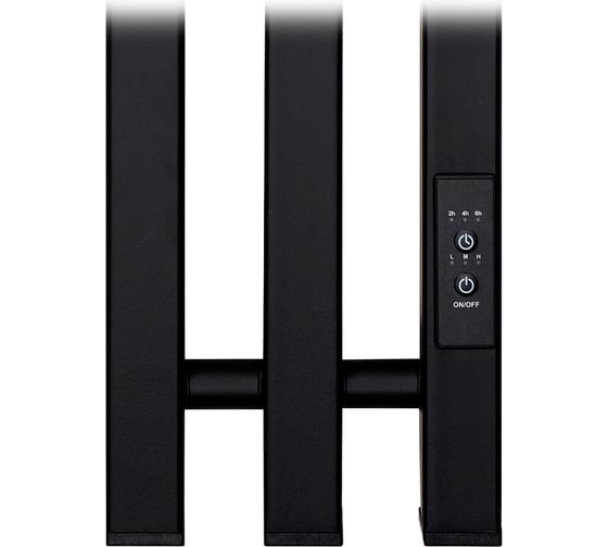 Полотенцесушитель электрический Primoclima Sol Q E Black 100x12 3 PCSolQEBlack100123