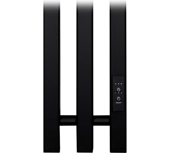 Полотенцесушитель электрический Primoclima Sol Q E Black 120x12 3 PCSolQEBlack120123