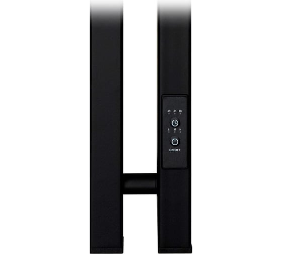 Полотенцесушитель электрический Primoclima Sol Q E Black 100x6 2 PCSolQEBlack10062