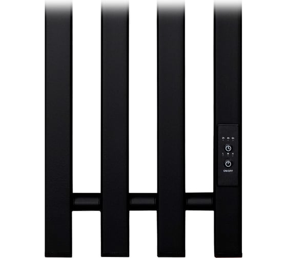 Полотенцесушитель электрический Primoclima Sol Q E Black 120x18 4 PCSolQEBlack120184