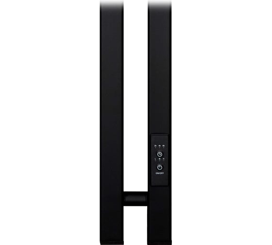 Полотенцесушитель электрический Primoclima Sol Q E Black 120x6 2 PCSolQEBlack12062