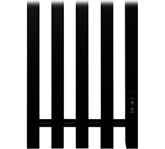 Полотенцесушитель электрический Primoclima Sol Q E Black 150x24 5 PCSolQEBlack150245