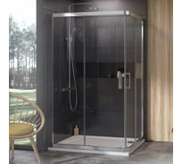 Элемент душевого уголка с раздвижной дверью Ravak 10° 10RV2K-80 профиль сатин, прозрачное стекло 1ZJ40U00Z1