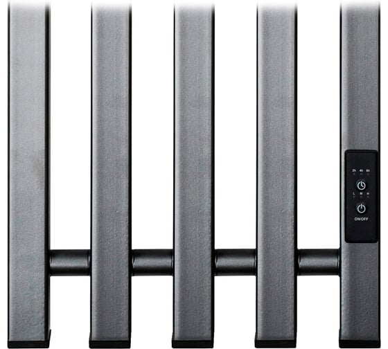 Полотенцесушитель электрический Primoclima Sol Q E Graphite 100x24 5 PCSolQEGR100245