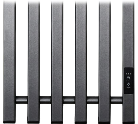 Полотенцесушитель электрический Primoclima Sol Q E Graphite 120x30 6 PCSolQEGR120306