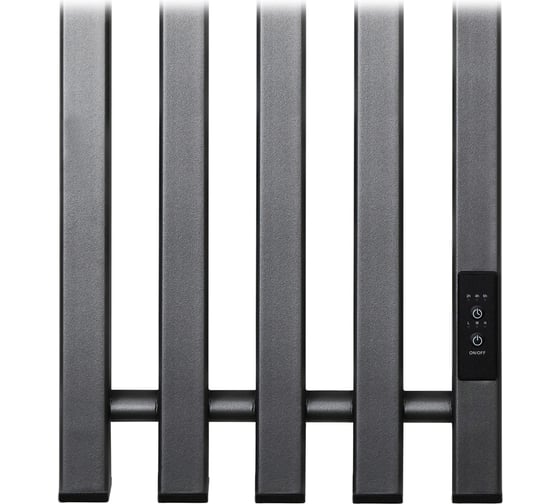 Полотенцесушитель электрический Primoclima Sol Q E Graphite 120x24 5 PCSolQEGR120245