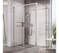 Неподвижная стенка Ravak BLSPS-90 блестящий профиль, прозрачное стекло X9BM70C00Z1
