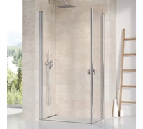 Душевое заграждение Ravak CRV1-80 блестящий профиль, прозрачное стекло 1QV40C01Z1