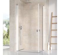 Душевое заграждение Ravak CRV1-80 белый профиль, прозрачное стекло 1QV40101Z1