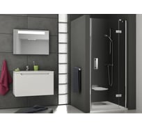 Душевая дверь поворотного типа Ravak SmartLine SMSD2-110 см, правый, профиль хром, прозрачное стекло 0SPDBA00Z1