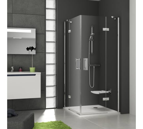 Прямоугольный душевой уголок Ravak SmartLine SMSRV4 90x90 см 1SV77A00Z1