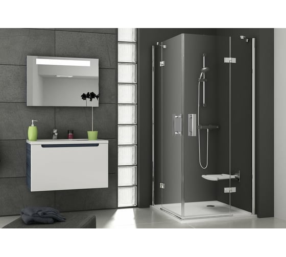 Прямоугольный душевой уголок Ravak SmartLine SMSRV4 80x80 см 1SV44A00Z1