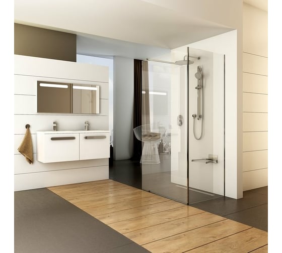 Душевое ограждение Ravak Walk In Corner-1200х900х2000 блестящий профиль, прозрачное стекло GW1CG7C00Z1