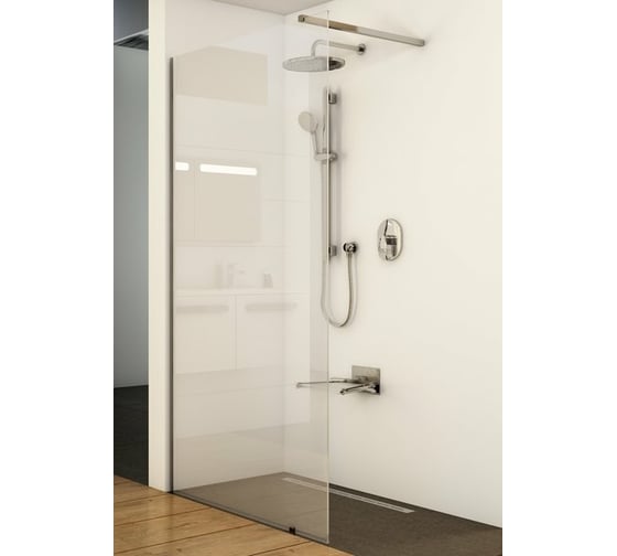 Душевое ограждение Ravak Walk In-Wall-1100х2000 блестящий профиль, прозрачное стекло GW9WD0C00Z1