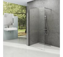 Душевое ограждение Ravak Walk In-Wall-1000х2000 профиль блестящий, стекло прозрачное, GW9WA0C00Z1 00000054876