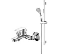 Смеситель для ванны с душ.гарнитуром ORANGE Iris хром M41-611cr