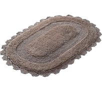 Коврик Shahintex ZEFIR Z001 овал, 50х80, кофе с молоком 55 103200