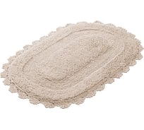 Коврик Shahintex ZEFIR Z001 овал, 50х80, кремовый 3 103196