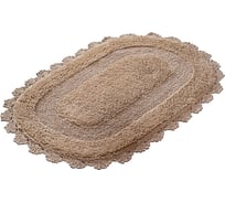 Коврик Shahintex ZEFIR Z001 овал, 50х80, золотой 9 103198