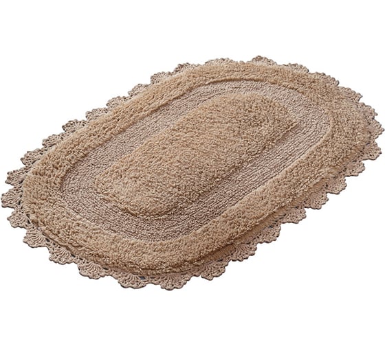 Коврик Shahintex ZEFIR Z001 овал, 50х80, золотой 9 103198 1