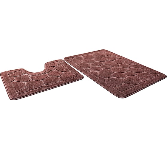 Набор ковриков для ванны Shahintex ЭКО 45х71+45х43, шоколадный 37 103177 1