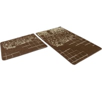 Набор ковриков Shahintex VINTAGE SH V001 50х80+50х50, шоколадный 37 103216