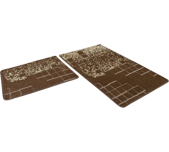 Набор ковриков Shahintex VINTAGE SH V001 50х80+50х50, шоколадный 37 103216 1