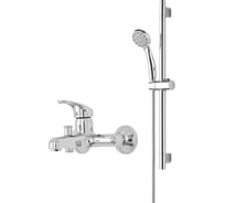 Полимерный смеситель для ванны с душ.гарнитуром OneLife хром P01-611cr