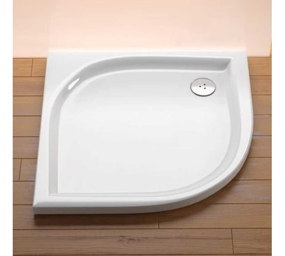 Душевой поддон акриловый четверть круга 90х90 Ravak Elipso-90 PAN A227701410 00000018054