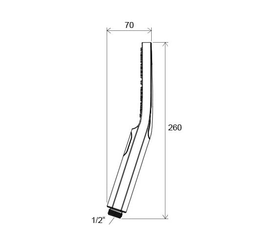 Душевая насадка 3-хрежимная 120 мм Ravak 956.00, X07P233 00000041056