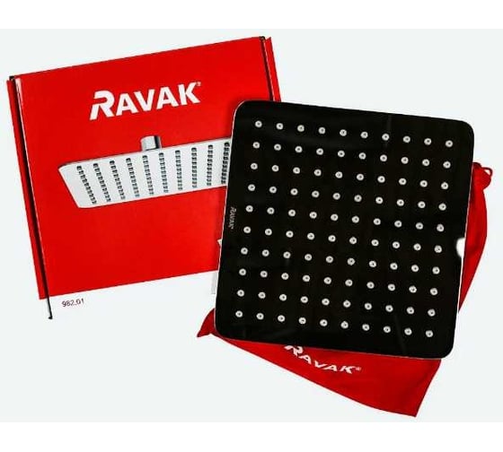 Тропический верхний душ Ravak 982.01 200 мм квадратный X07P334