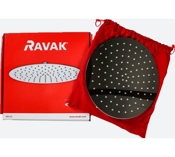 Тропический верхний душ Ravak Slim Chrome X07P336 300 мм круглый 984.00 00000048936