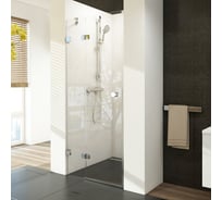 Душевая дверь поворотного типа Ravak Brilliant BSD2-90 A-R, правый, блестящий профиль, прозрачное стекло 0UP7AA00Z1