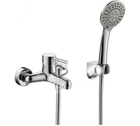 Смеситель для ванны Bravat короткий излив Slim F6332366CP-01-RUS 00-00249739