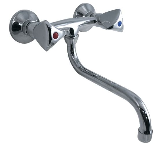 Смеситель для кухни MELODIA Dinatro настенный, нижний излив MDV 40112 65126
